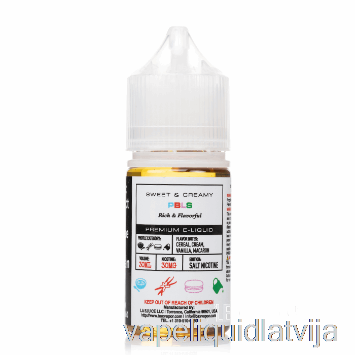 Pbls - Bsx Salts Series - 30ml 30mg Vape šķidrums